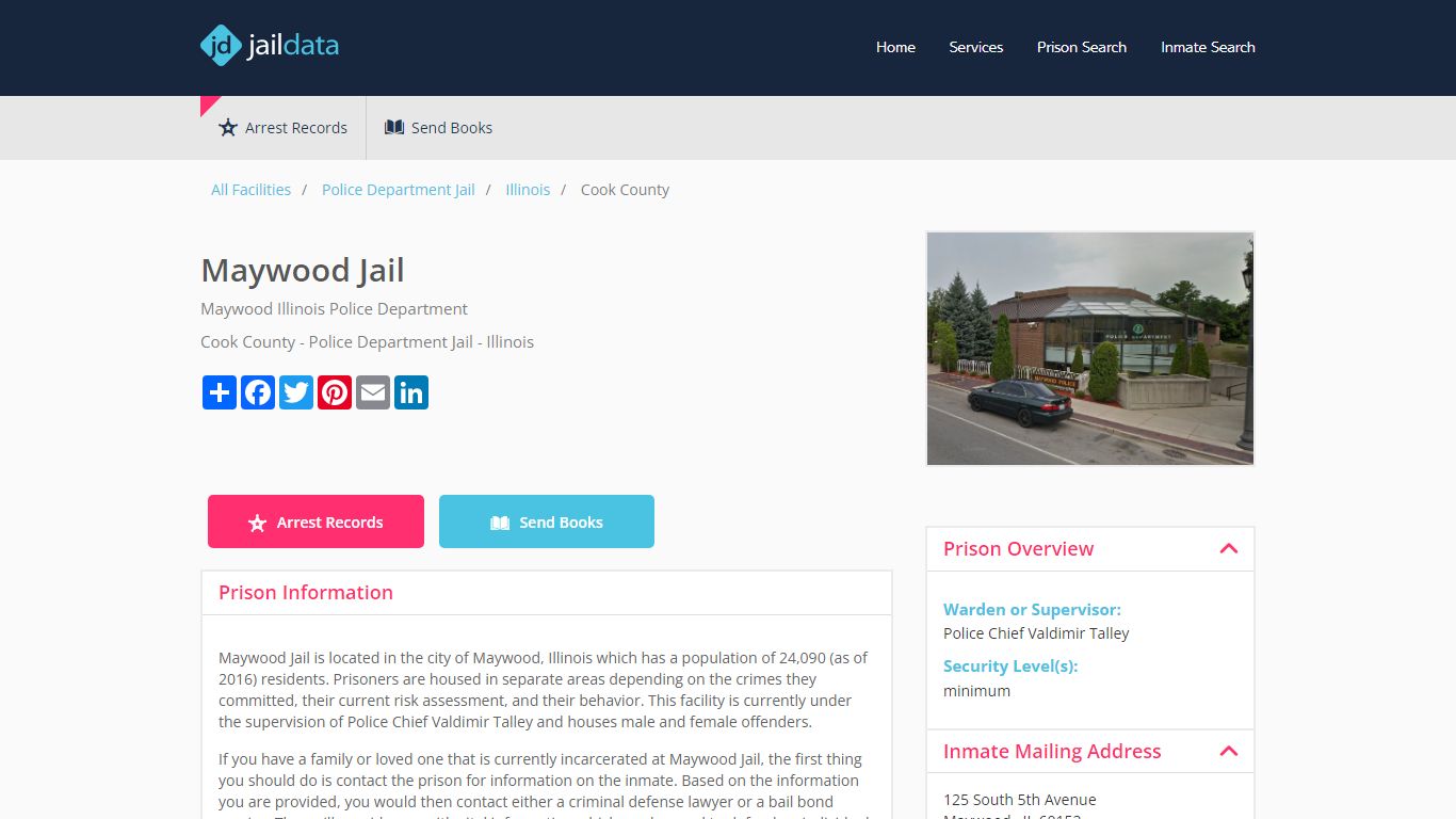 Maywood Jail Inmate Search and Prisoner Info - Maywood, IL - Jaildata.com